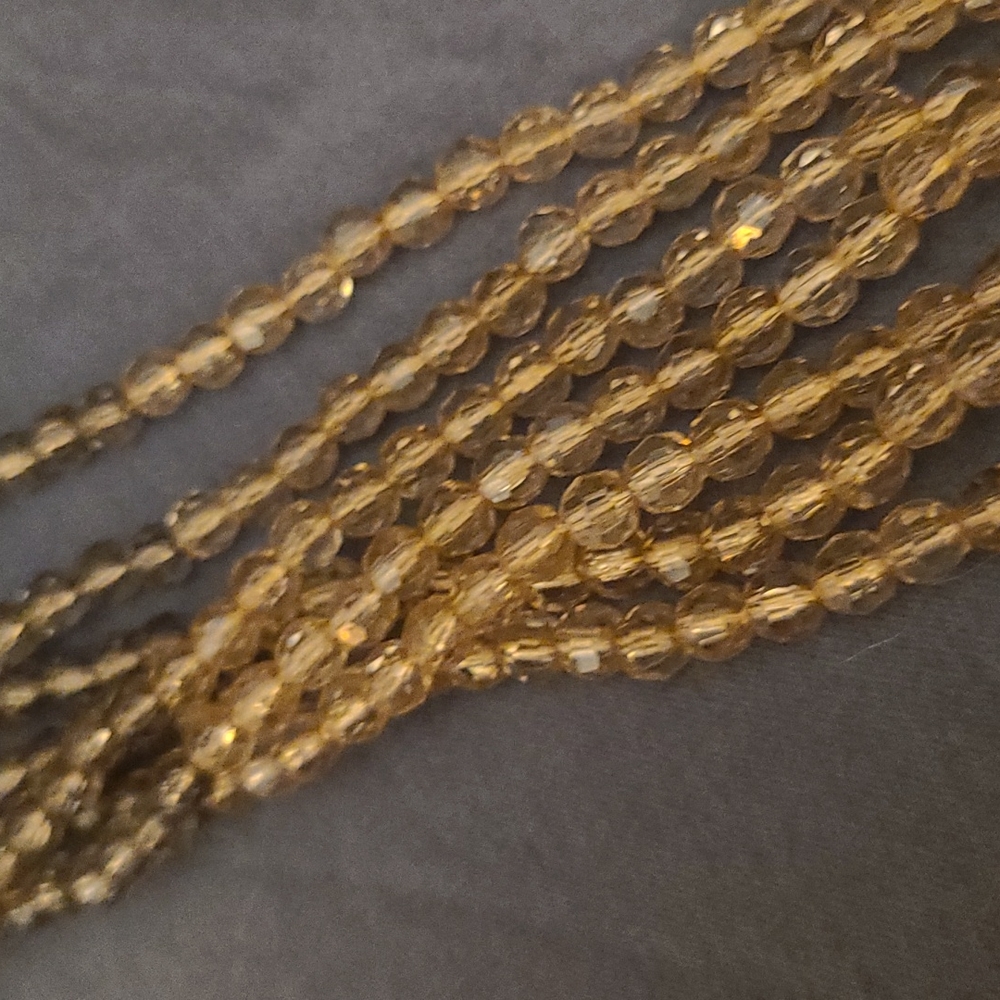 Anthropologie multi strand Beaded necklace